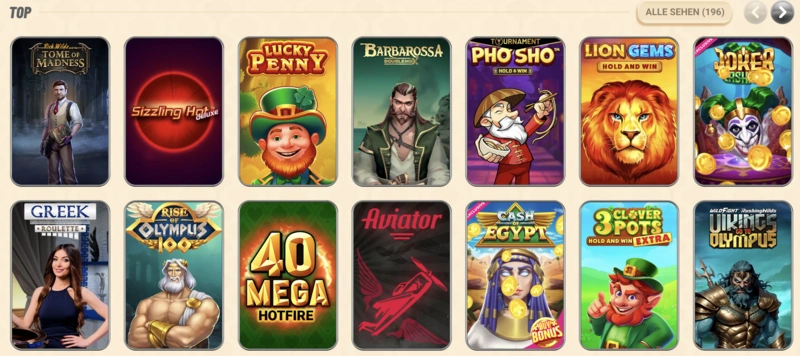 Vegasino Games