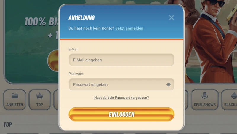 Vegasino Login